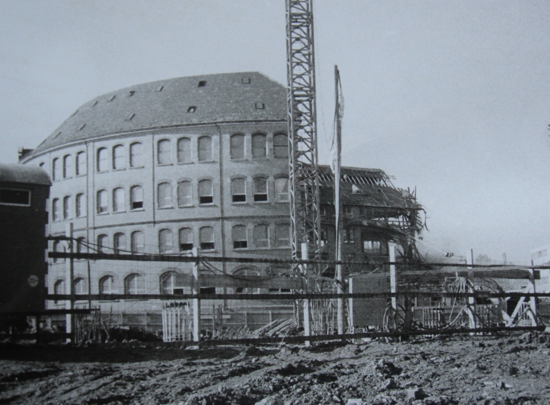 Abriss der Uhrenfabrik Mauthe (Stadtarchiv Villingen-Schwenningen)