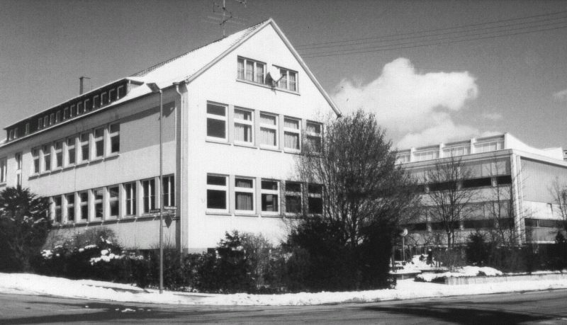 Das neue Technische Gymnasium in Schwenningen wurde in der ehemaligen Uhrenfabrik Beck untergebracht (Bildarchiv Staatliche Feintechnikschule)